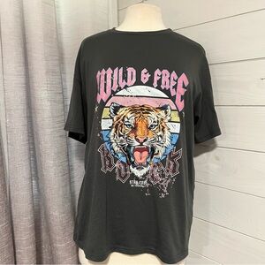 SHEIN Charcoal Gray Blouse